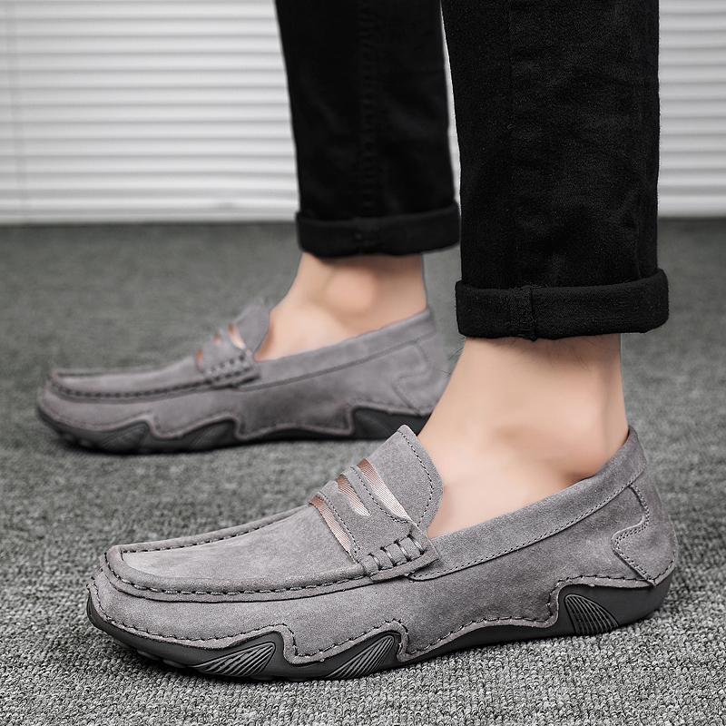 МодаМужские Лоферы Обувь 2024 Bew Fashion Мягкая Кожа Бренд Высокое Качество Мужские Летние Мужские Легкие Слипоны Мужские Повседневные Туфли для Вождения