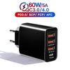60W USB Type C Charger PD 20W QC3.0 Fast Charging Adapter for iPhone Samsung Xiaomi Mobile Phone Type C USB Wall Charger