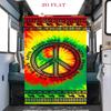 Vibrant Peace Love Harmony blanket Soft and comfortable Home Decor Outdoor plush blanket Christmas gifts Air conditioning blanket