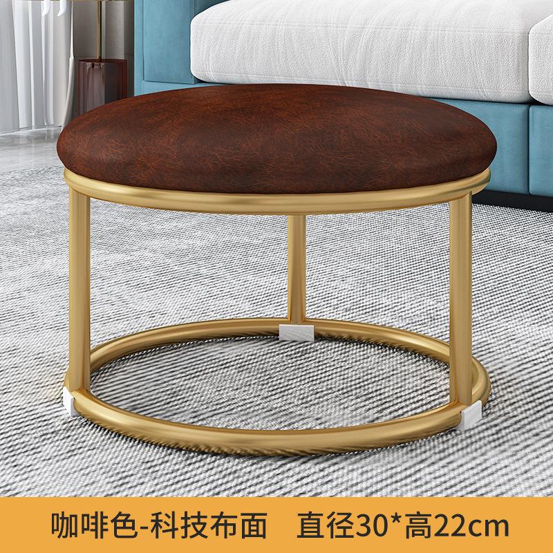 Nordic Fabric Craft Shoes Пеленальный столик Гостиная Дом Дверной проем Примерочная Диван Табурет Овальный Интернет Знаменитость Отдых Табурет