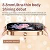 2025 New Fashion Women Smartwatch AMOLED HD Screen Heart Rate Blood Oxygen Monitoring BT Call Sports Smartwatch Woman for IOS Android