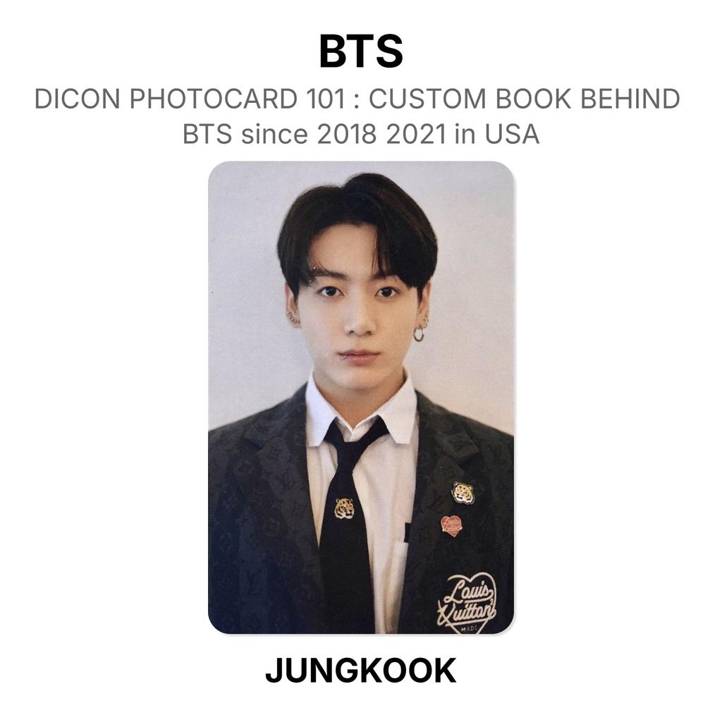 BTS DICON ФОТОКАРТА 101 : КАСТОМНАЯ КНИГА ПОСЛЕ BTS с 2018 по 2021 год в США Официальная фотокарточка