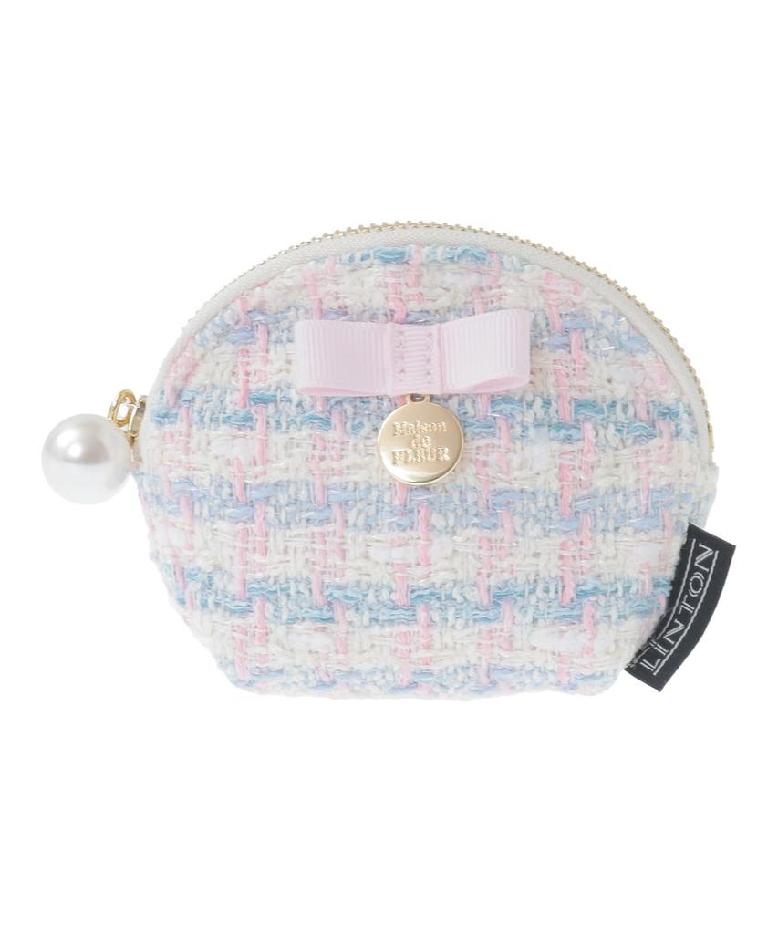 Женский кошелек для мелочи Maison de Fleur Linton Tweed, цвет вне белого