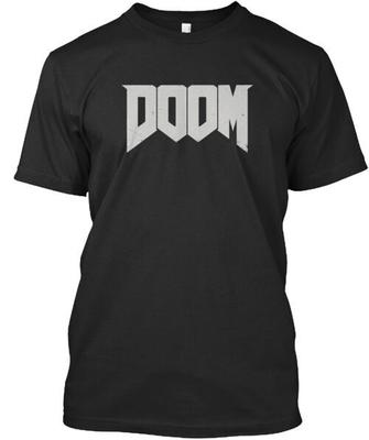 Футболка для видеоигры Doom Сделано в США Размеры от S до 5XL Унисекс