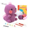 1 комплект, набор для вязания крючком, полный набор для вязания крючком, материалы для животных, кукла, подарок для рукоделия, для взрослых, детей, начинающих