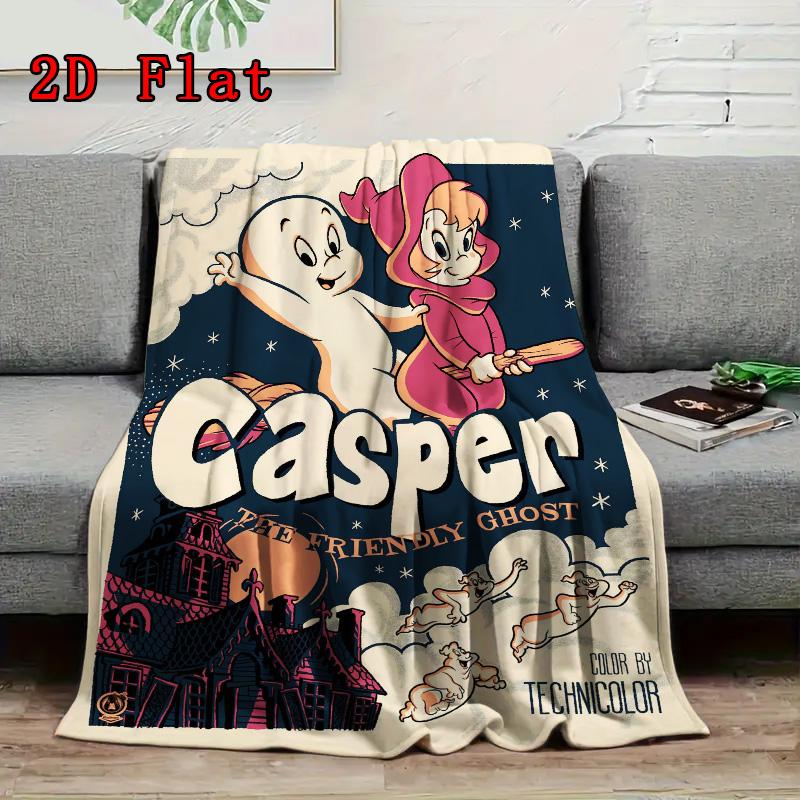 A Flying Broom 2D Flat Pattern Flannel Blanket High quality All Seasons Warmth and Comfort Perfect for Christmas Gifts.