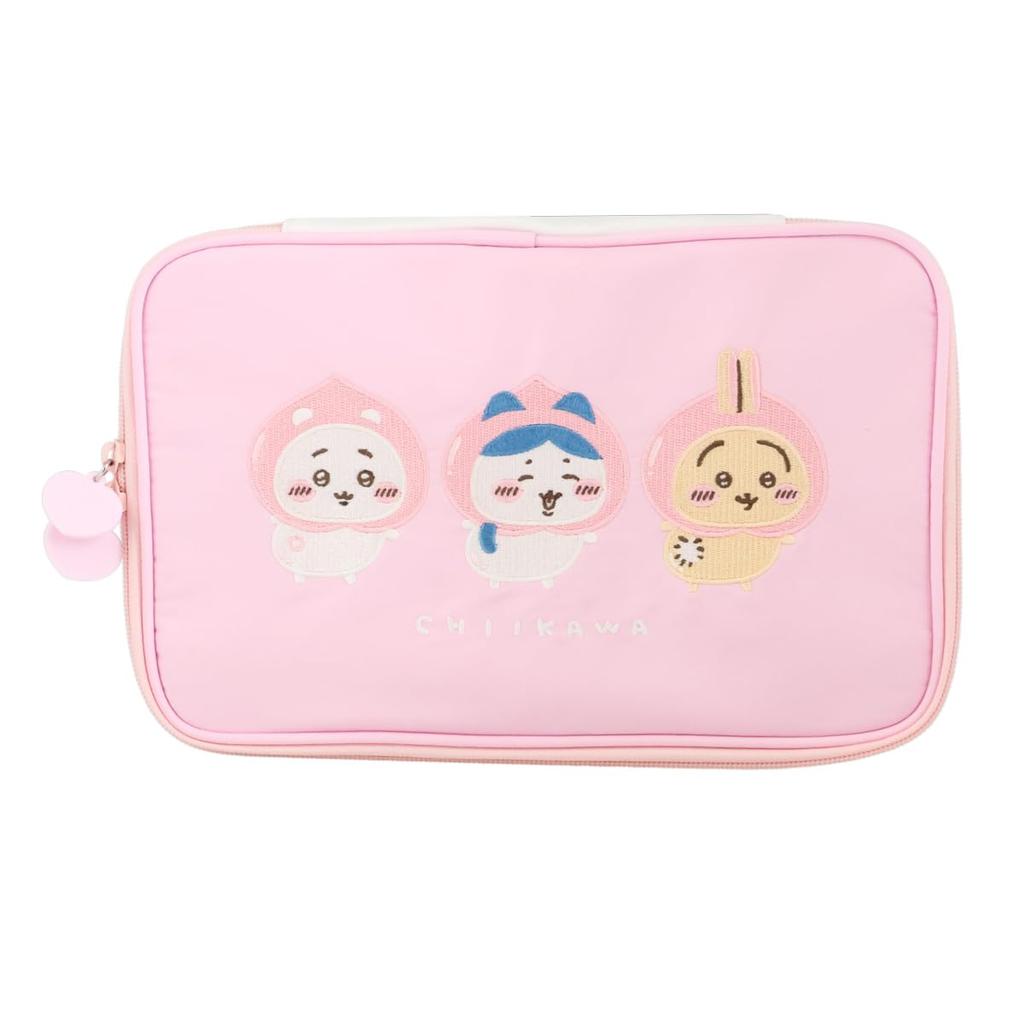 Shobido Chiikawa Multi-Pouch, Original Design, Peach Series, Chiikawa Nagano Storage Pouch