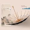 New Creative and Fresh Style 70% off-Rib Umbrella with Wooden Handle, Sunshade Umbrella, Sun Protection Umbrella, 55cm