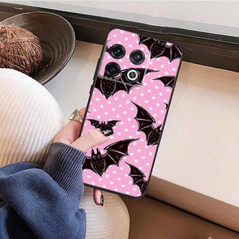 Vampire Bats Full Moon Halloween Phone Case For OnePlus Nord CE 2 3 Lite 2T N10 N20 N30 OnePlus 11 10T 8T 9RT 10R 8 9 10 Pro