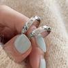Xiaomi 925 Sterling Silver Rings for Women Couple Minimalist Handmade Simple Narrow Zircon Ring Fine Jewelry Gift Prevent Allergy