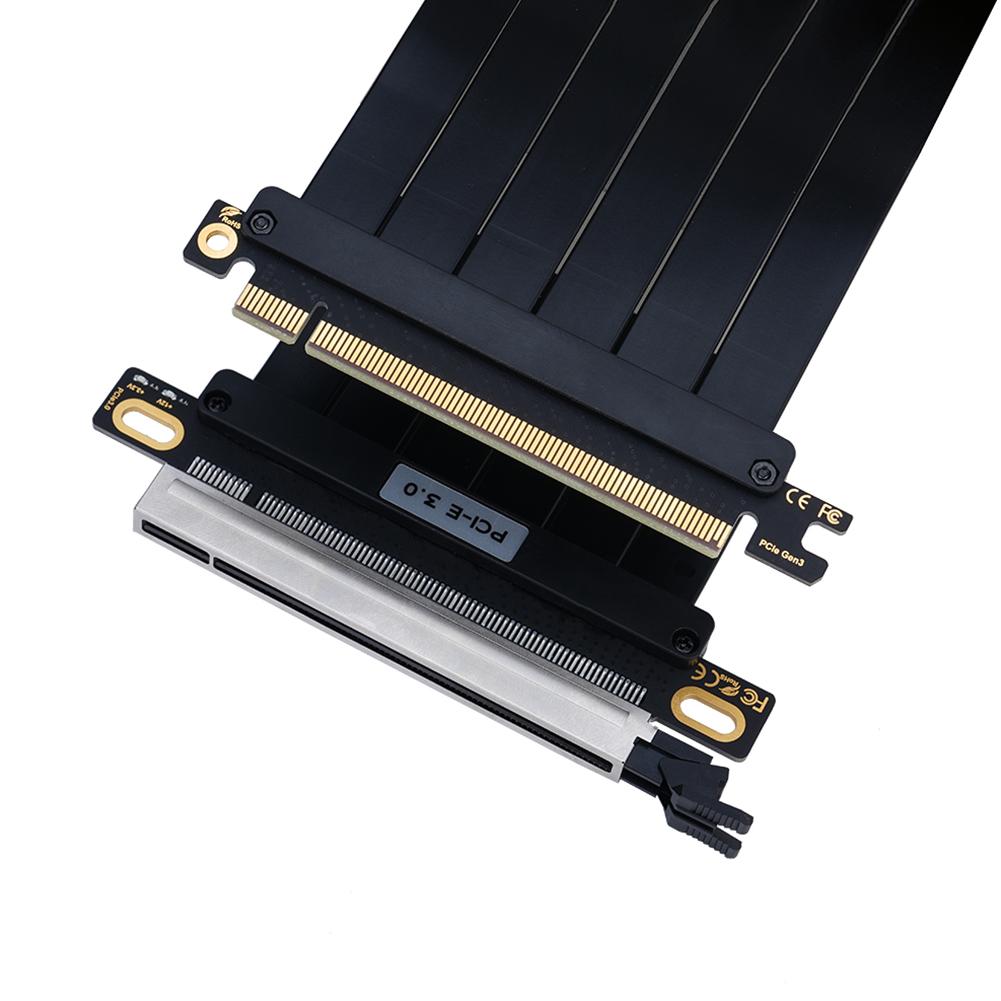 Кабель-райзер PCI-E 3.0 Удлинитель для GPU PCIe 3.0 X16 Высокоскоростной Гибкий Удлинитель Видеокарты