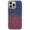 For iPhone 16 Pro Max Case Rhinestone Decor Rubberized TPU Phone Cover