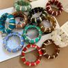 Europe American Style Elastic Bracelet Resin Exaggerated Bracelet Unique Acrylic Bangle  Gift