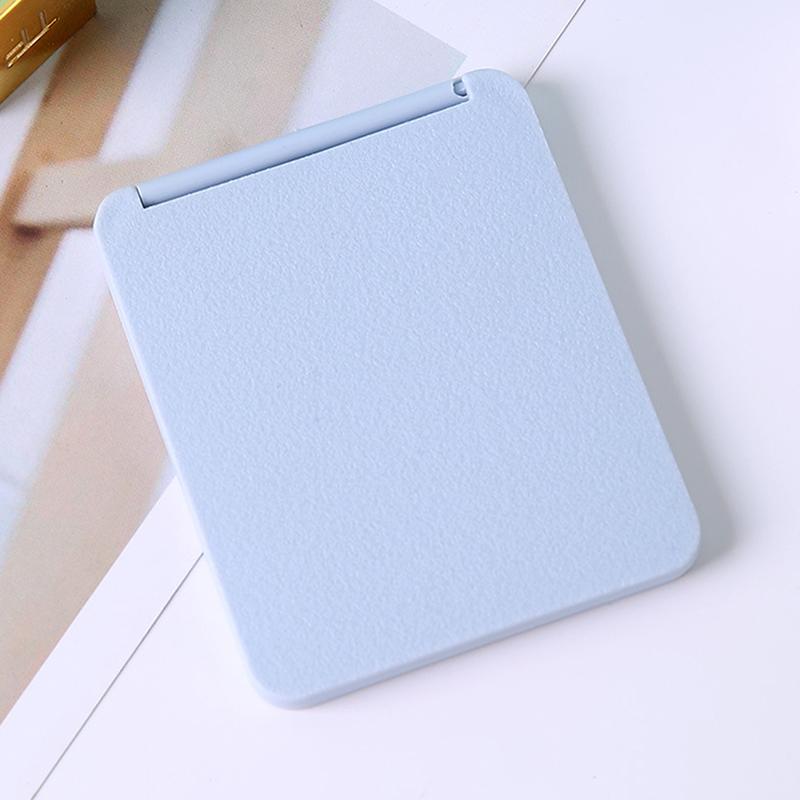 Складное зеркало для макияжа, мини-квадратное зеркало для макияжа, портативные ручные зеркала, двухстороннее компактное зеркало, карманное косметическое зеркало