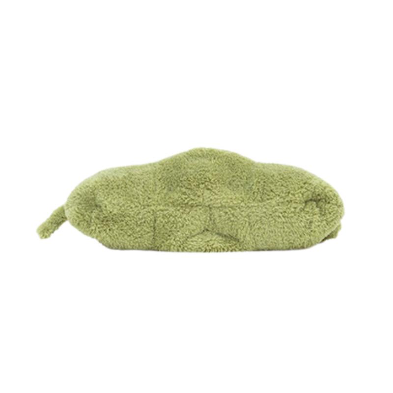 JELLYCAT Серия Забавная Еда Овощ Стручок Гороха Креативная Зеленая Кукла Плюшевая Кукла Высота 9 см