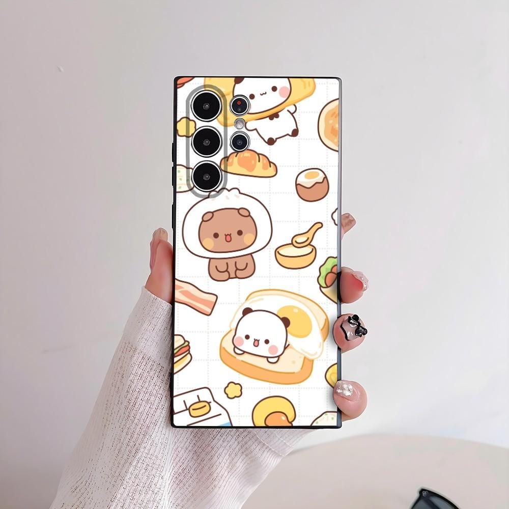 Милый Чехол Для Телефона Bubu Dudu Для Samsung Galaxy S25 S24 S22 S23 Ultra S21 S20 Plus 5G Матовый Нескользящий Полностью Закрывающий Мягкий Чехол