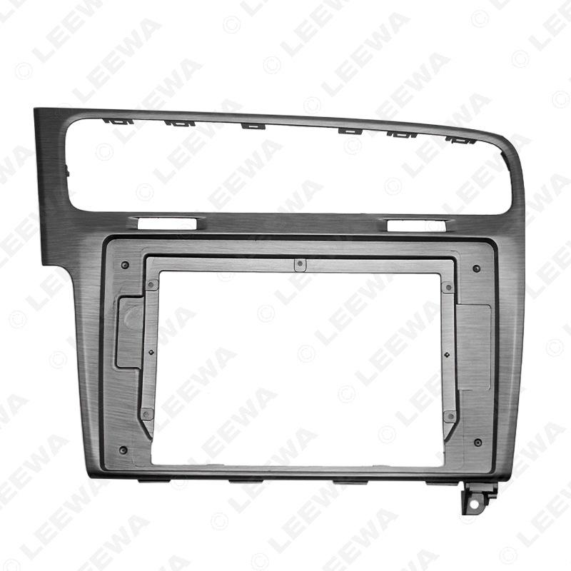 Фольксваген Гольф 7 (2014-2017) 10.1" Навигационный комплект Android, Панель с рамкой матовый серебристый/глянцевый черный