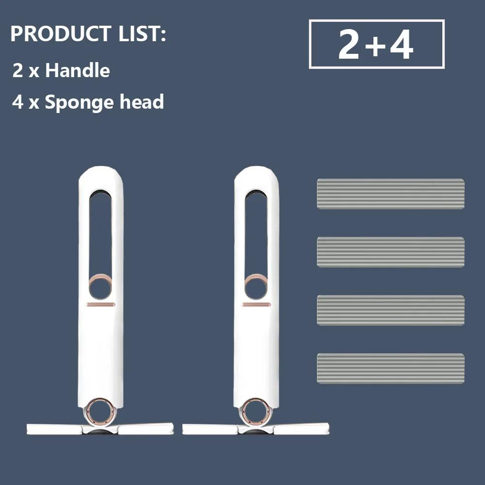 8/24 шт. Мини-швабра с отжимом, мини-швабра, инструменты для уборки кухни и автомобиля, швабры с функцией самоотжима, складные швабры для уборки дома и мытья пола