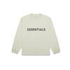 Fear of God Essentials Fleece Crewneck Sweater With Long Sleeves Unisex Sweater Sage-Green FOG-FW20-303