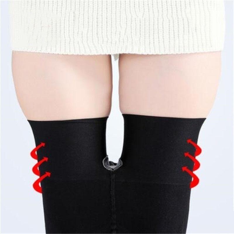 Термостойкие тёмные колготки