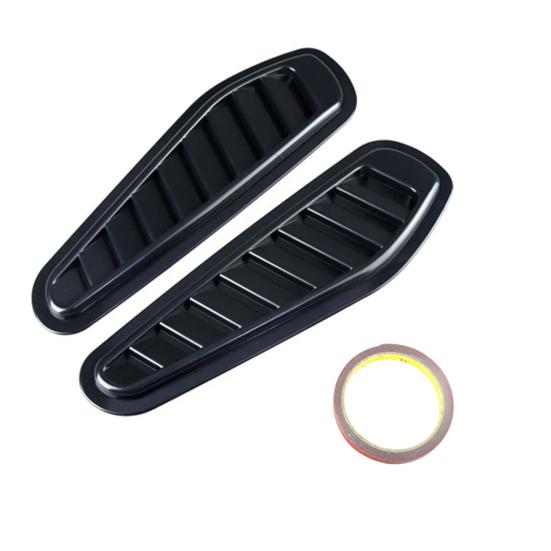 2 шт., универсальный капот с воздуховыпускным отверстием из АБС-пластика, защита от царапин, декоративная крышка вентиляционного капота для автомобиля