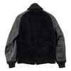 Y'2 LEATHER Black TB-136 Suede x Leather Rib Jacket Jacket 36 blackUsed