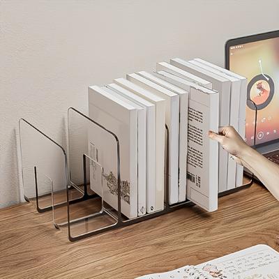 Прочная книжная полка - Компактный настольный органайзер с защитой от опрокидывания, не требует сборки, для домашних офисов