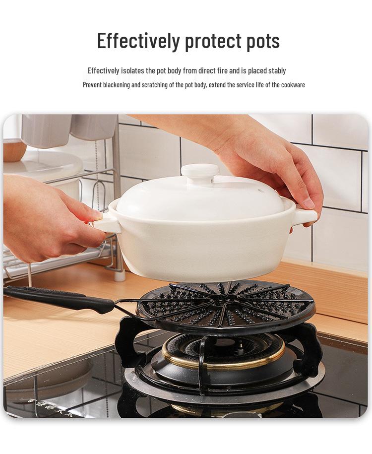 Японская газовая плита Эмалированная тепловая пластина для подогрева молока - Проводящая тепло, защита от ожогов