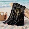 Valencia FC Print Microfiber Beach Towel Quick Dry Absorbent Large Towel For Beach Swimming Travel