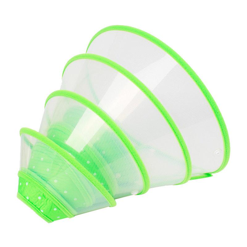 Прозрачный ПЭТ Елизаветинский воротник - Защита от укусов и вылизывания, Головной убор для кошек и собак, Защитный конус стыда