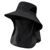 Sunscreen Sun Hat Neck Protection Integrated Fishing Mountaineering Hat Summer Breathable Fisherman's Hat Windproof Large Eaves