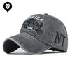 Новая бейсболка с объемной вышивкой в ​​стиле Нью-Йорк, бейсболка из высококачественного чистого хлопка с покрытием