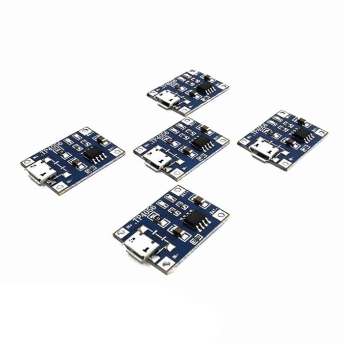 Модуль зарядного устройства для литий-ионных аккумуляторов TP4056 с контроллером заряда, micro USB, 5 В, 1 А