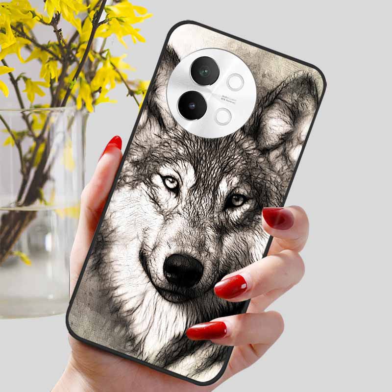 Чехол для Vivo V40 Lite 5G Модный Мягкий Силикон Милый Чехол для Телефона для Vivo V 40 Lite V40Lite 5G Защитная Задняя Крышка ТПУ Чехлы