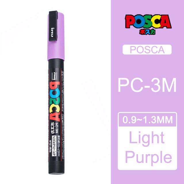 Маркер-краска Uni POSCA, 39 цветов PC-5M/44 PC-3M/36 PC-1M, Акриловые маркеры для рисования по камню, граффити, Художественные принадлежности