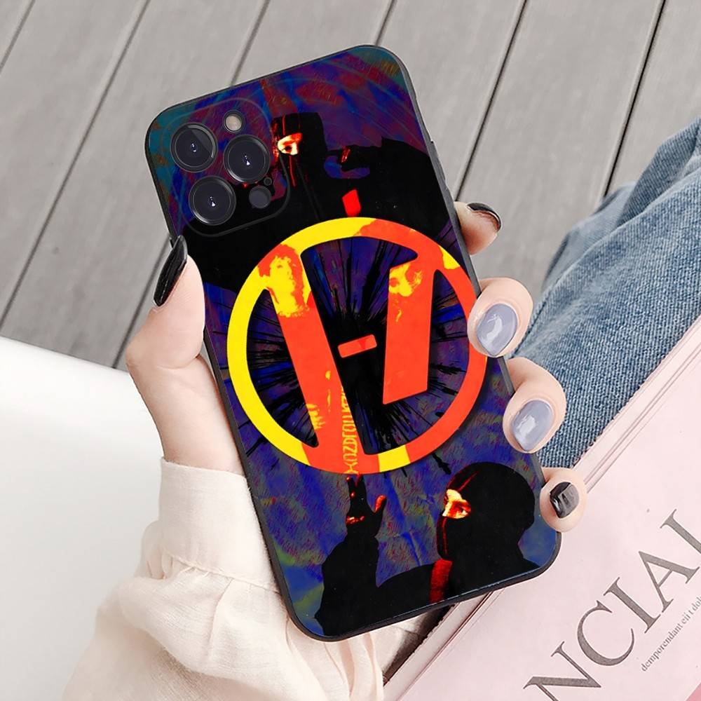 Чехол для телефона группы Twenty One Pilots Для IPhone 16 15 8 7 6 6S Plus X SE XR XS 14 11 12 13 Mini Pro Max Мобильный чехол