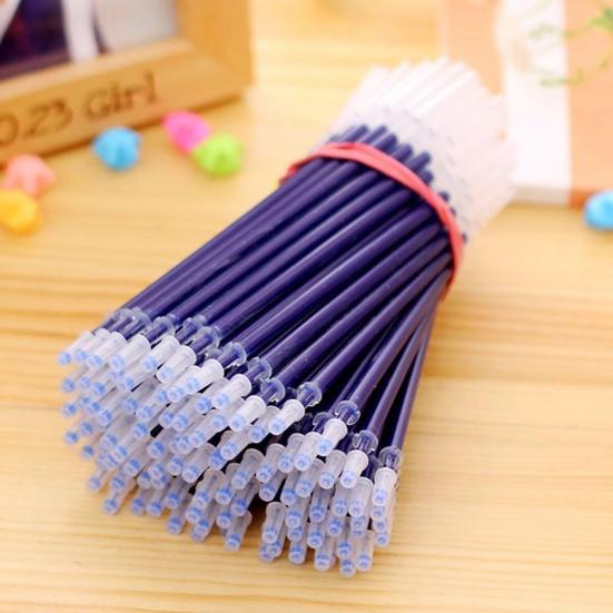 20 шт. гелевых ручек с чернилами для заправки, гладкое письмо, 0,5 мм, офисные школьные принадлежности