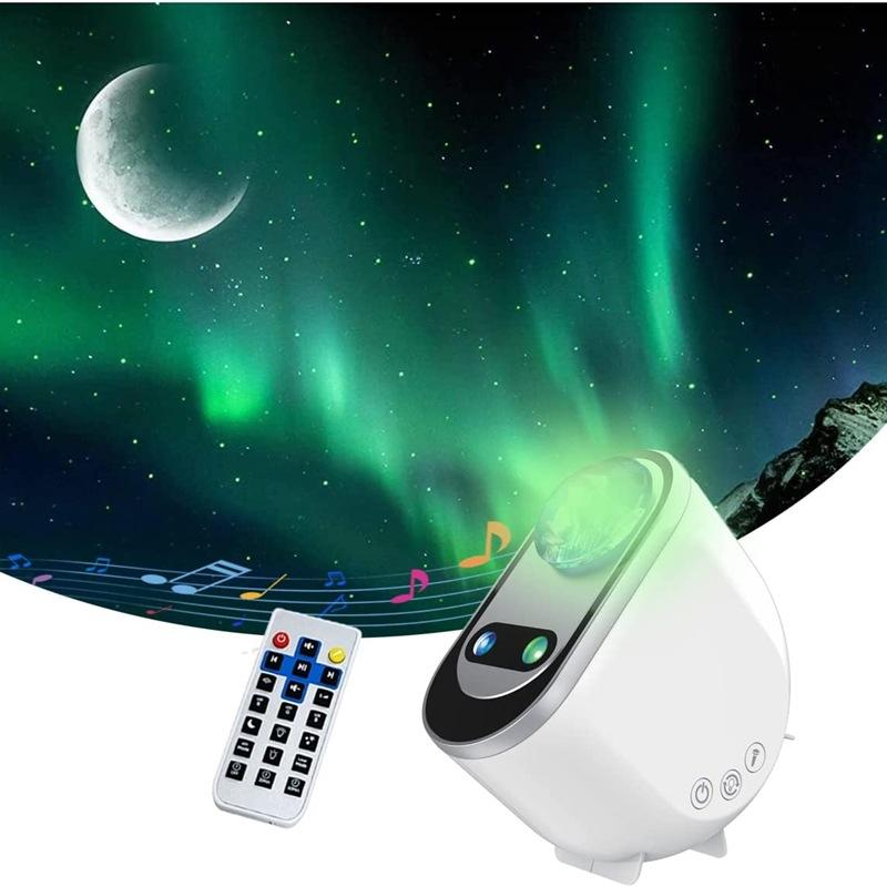 Проектор звездного света Aurora Borealis, светодиодный светильник Galaxy Star Atmосфера Galaxy, ночник для дома, спальни, неба, Луны, лампа, декор комнаты, подарок