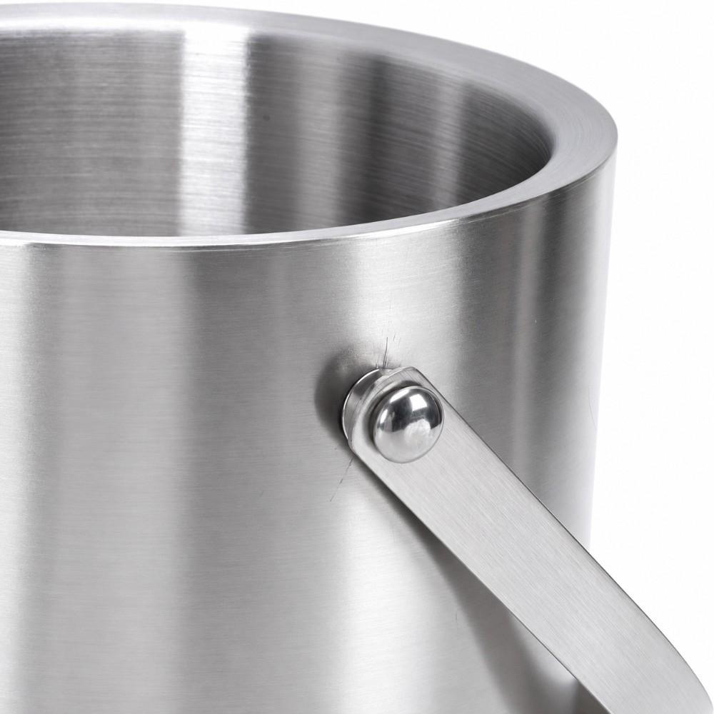 Double-Wall Stainless Steel Ice Bucket With Lid Champagne Beverage Tub Cocktail Bar