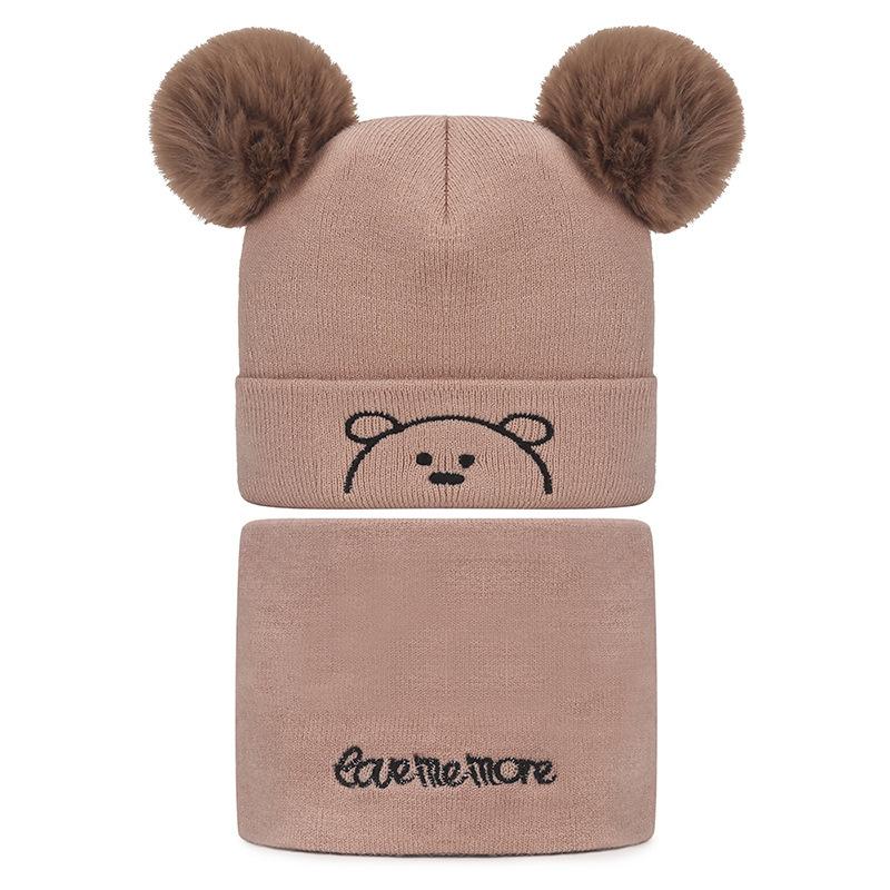 NORTHWOOD One Set Autumn Winter Baby Knitted Hat Newborn Baby Child Warm Woolen Hat Double Layer Thin Line Hat