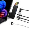Surface Pro 12 2025 Surface Pro 12 Док-станция 4K HDMI Конвертер Thunderbolt 4 Видео 40 Гбит/с Данные 100 Вт Два USB Картридер Аудио Один RJ45 Адаптер-хаб для Surface Pro 12
