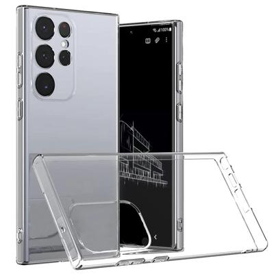 Кристально прозрачный мягкий чехол для телефона Samsung Galaxy S23 Ultra Plus S23Ultra S23Plus Ударопрочная задняя крышка-оболочка из ТПУ