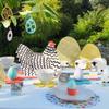 Wooden Shape To Decorate - Leapfrog - Hen - 23.7 X 30 Cm