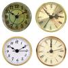 70mm Round Gold Tones Quartzs Clock Mechanism Metal Face Black Hands For Modern Home Decoration And Art Projects