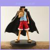 Фигурка Луффи из One Piece ПВХ с черным плащом Аниме Коллекционная игрушка для фанатов