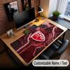 Large Mouse Pad Bournemouth Football Print Custom Name Text Desk Mat for Office Gaming