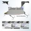 Воблер EWE Mei Xia Silver Knife Minnow - Дальний заброс, Медленная плавучесть для жереха, окуня, мандаринки, Универсальная искусственная приманка