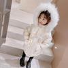 Girls Down Jacket Winter Coats Children Clothes Hooded Windbreaker Coat Cotton Warm Outerwear