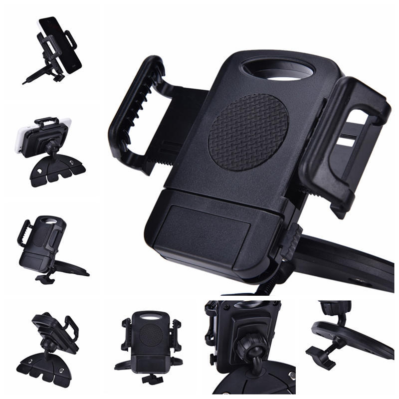 Универсальный автомобильный держатель для телефона с CD-слотом, подставка для мобильных телефонов iPhone Samsung