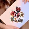 18 шт. милых наклеек с японскими гейшами для DIY-журналов, планировщиков, украшения ноутбука, книги, планировщика, высококачественная печать